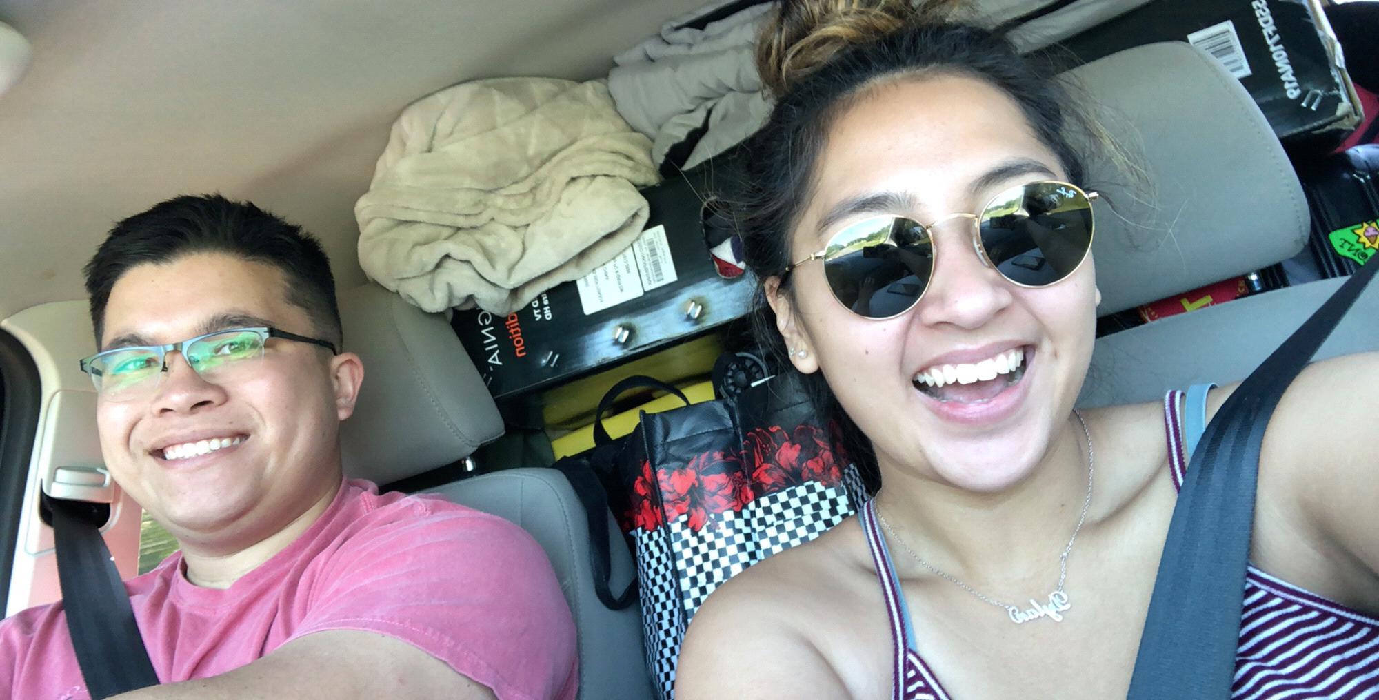 One summer when Dylan convinced Alina to help him moved all his stuff from New York to California - July 1-4, 2019.