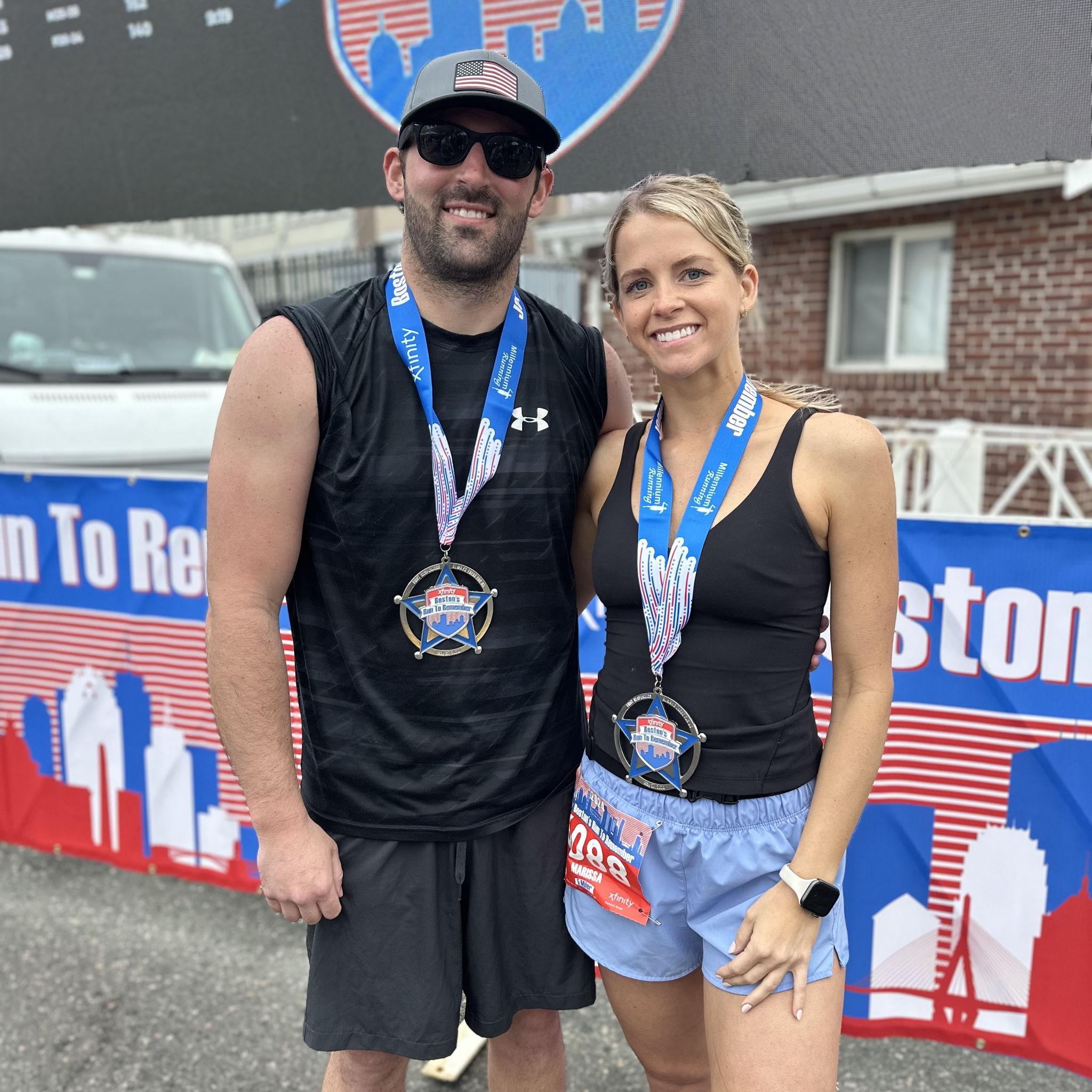 The first (and potentially last) race we've ever run together.