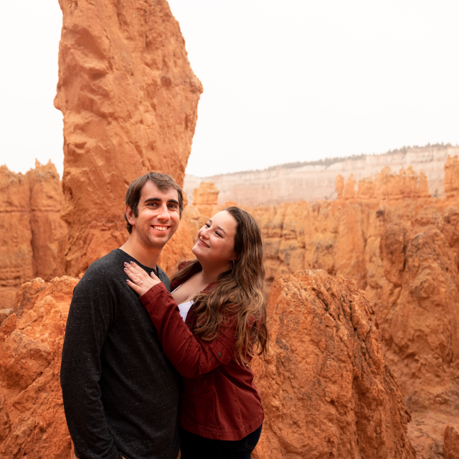 Engagement Photo at Bryce Canyon National Park