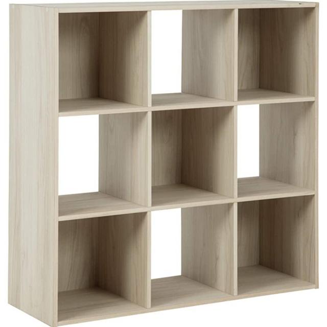 Signature Design by Ashley - Socalle Nine Cube Organizer - Contemporary - Natural