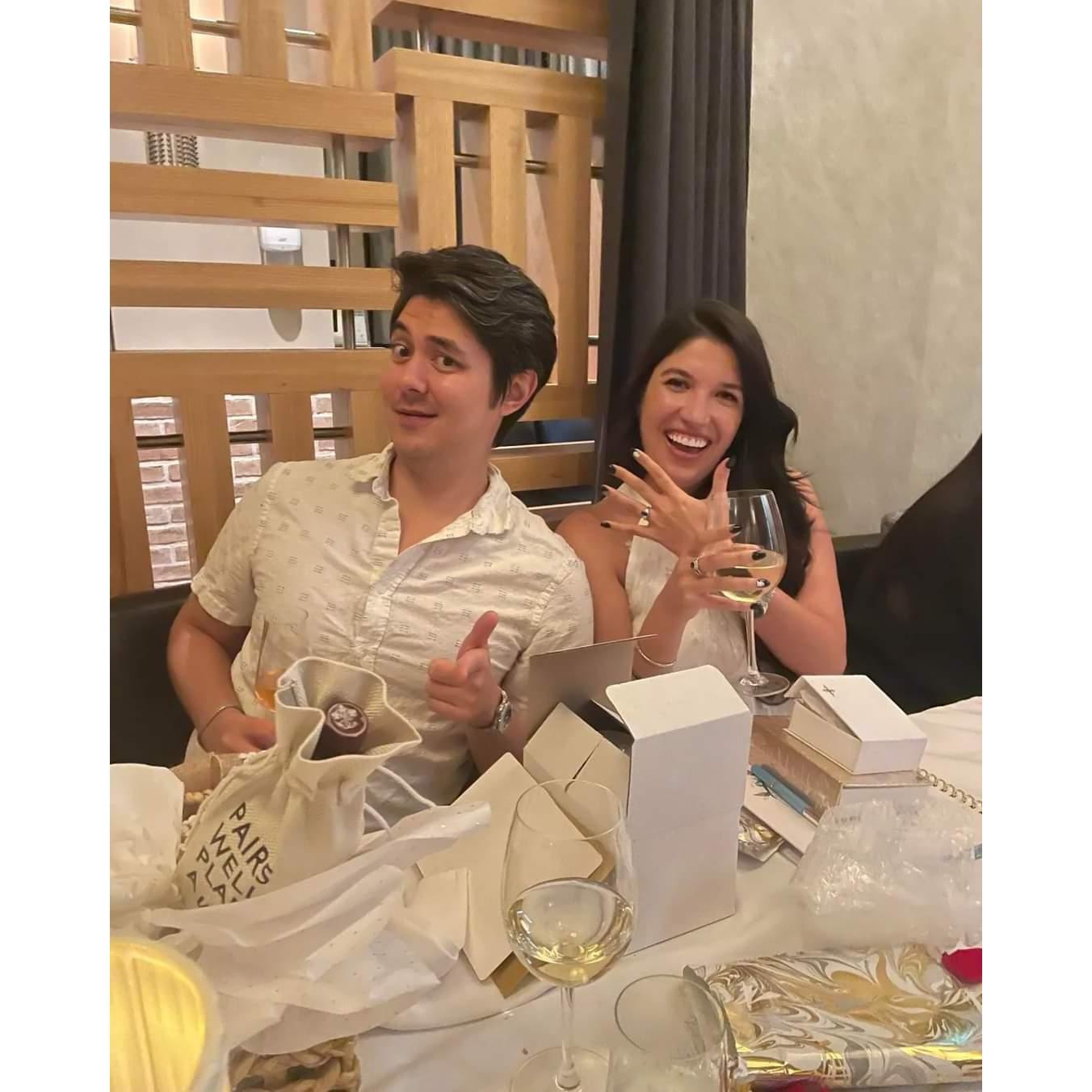 Our Engagement dinner!