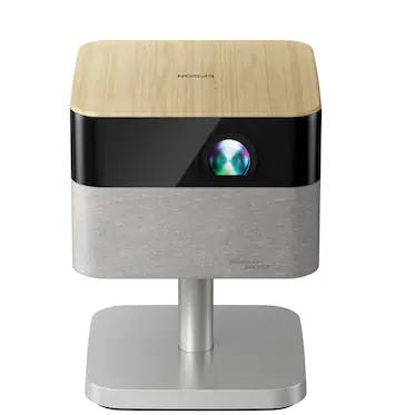 Epson - Lifestudio Flex Plus 4K PRO-UHD Portable Smart Projector, Sound by Bose, 1,000 Lumens Color & White Brightness, 3LCD,HDR - Oak