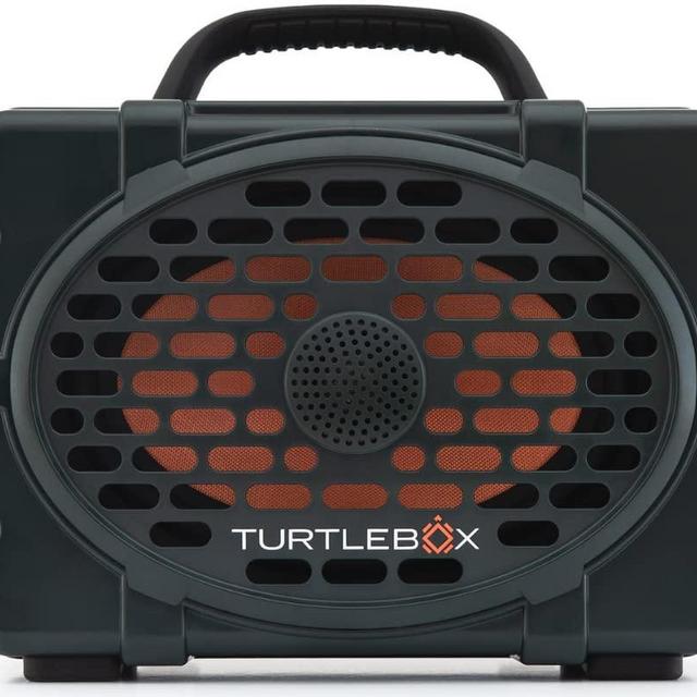 Turtlebox Gen 2: Loud! Outdoor Portable Bluetooth 5.0 Speaker | Rugged, IP67, Waterproof, Impact Resistant & Dustproof (Rich, Full Sound, Plays to 120db, Pair 2X for True L-R Stereo), Original Green