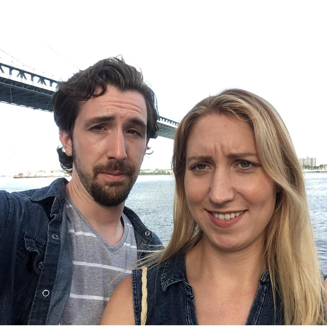 Before we moved, we returned to Race Street Pier (where Nick proposed) to get some proper photos. This is not one of them.