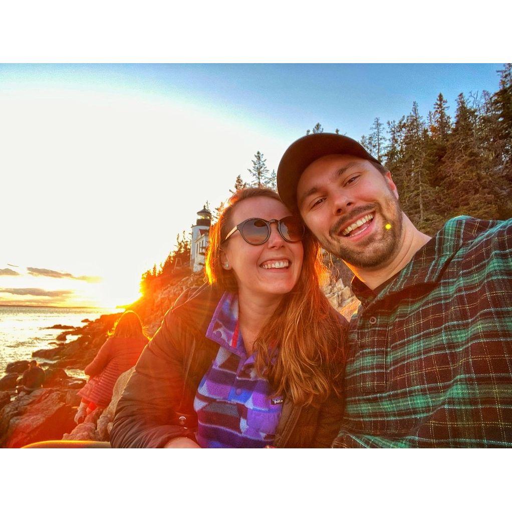 Our first trip together! Acadia-one of our favorite places!