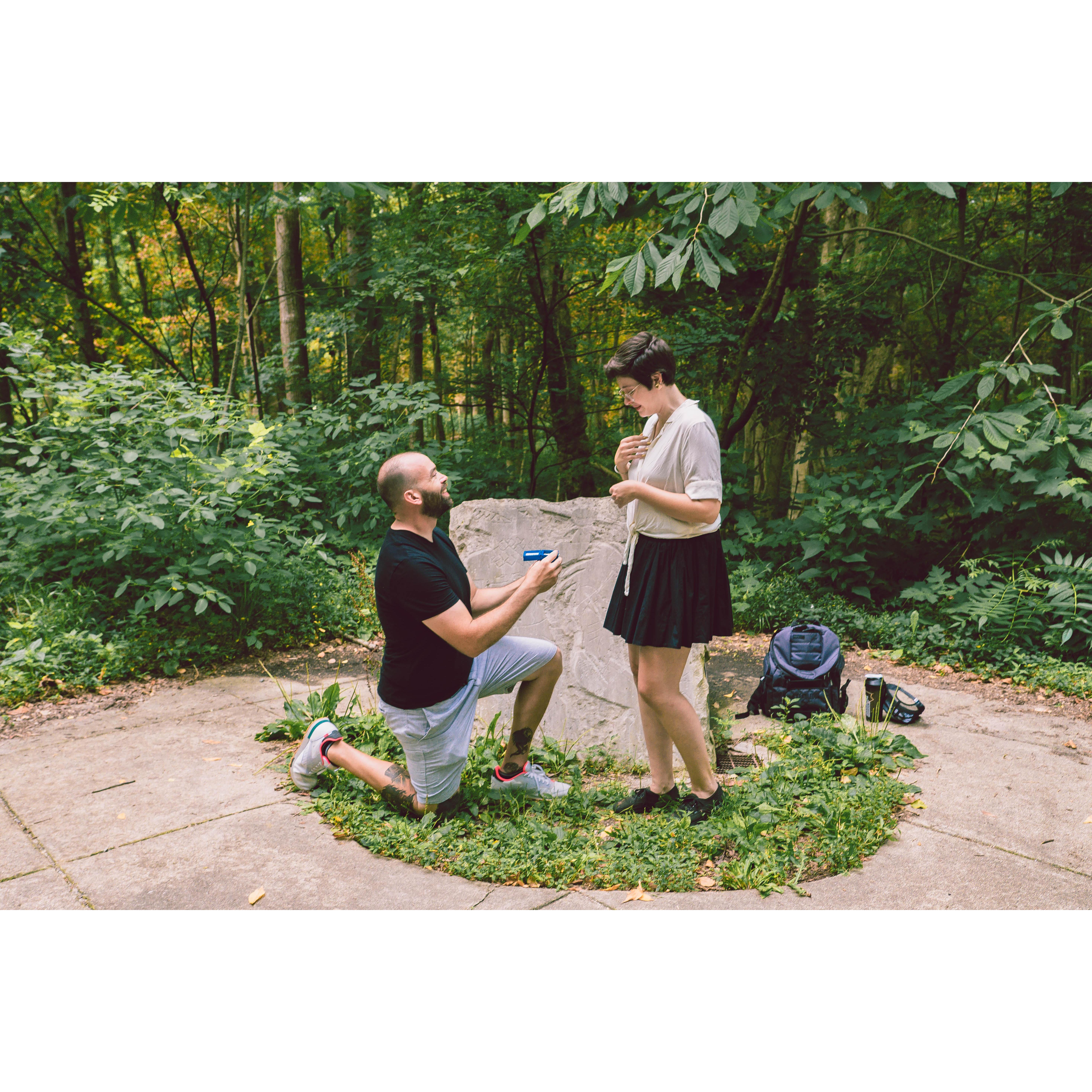 When Joe proposed!