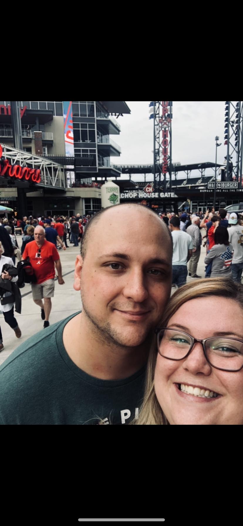 One of our first Atlanta Braves games as GA residents!