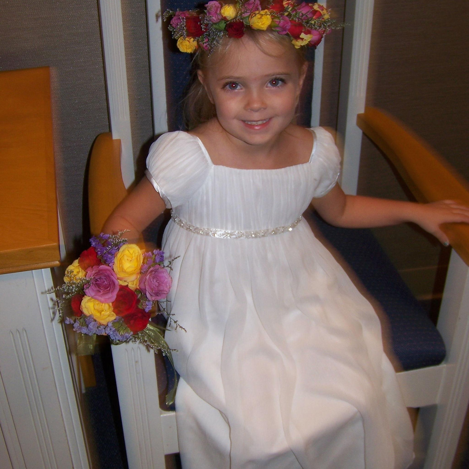 Kate was a flower girl in her Nana's wedding