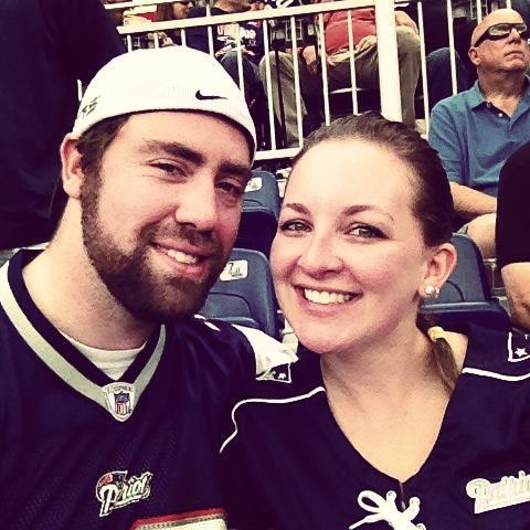 Kayla's first Patriots Game