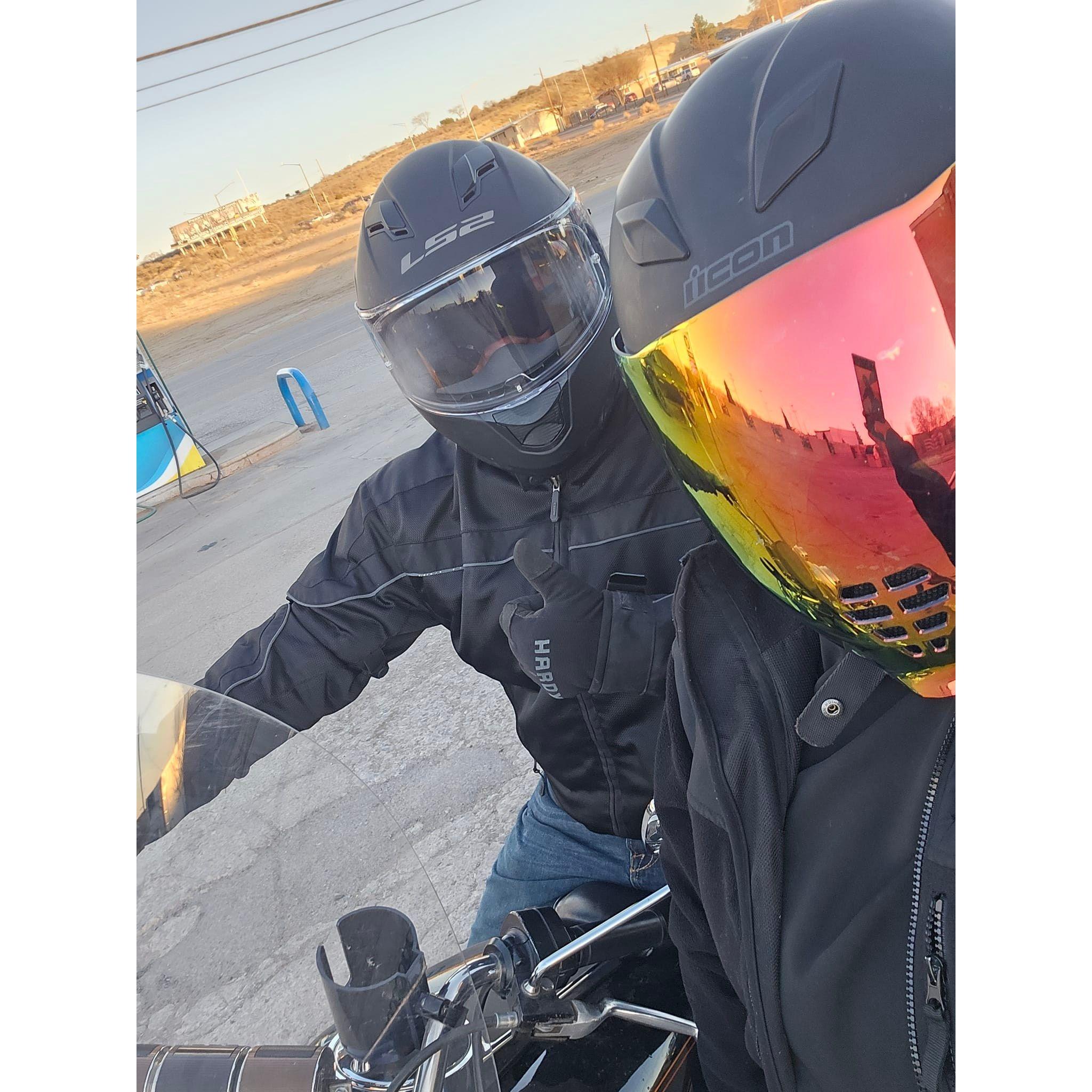 First motorcycle ride!
