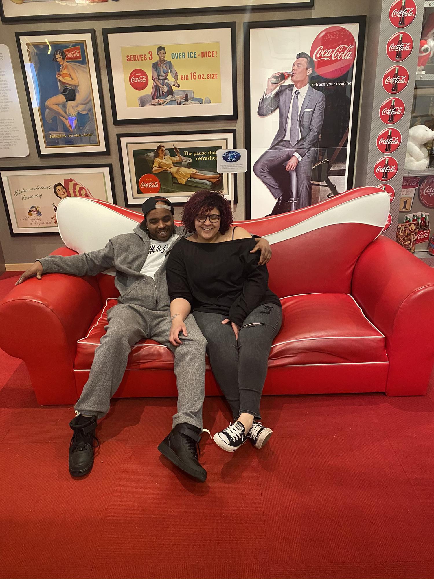 Coca-Cola museum in Atlanta in March of 2020