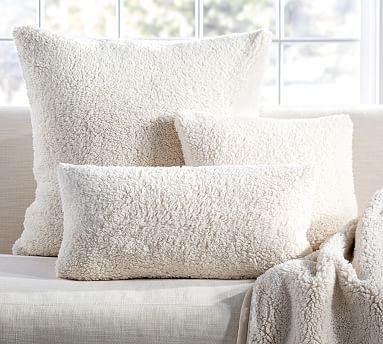 Faux Sheepskin Pillow Covers
