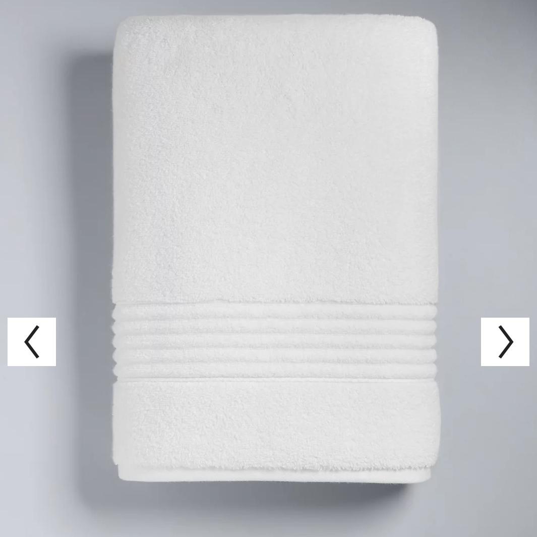 Simply Vera Vera Wang- Bath Sheets (White)
