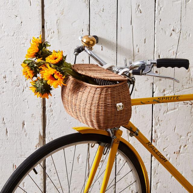 Rattan Bike Basket