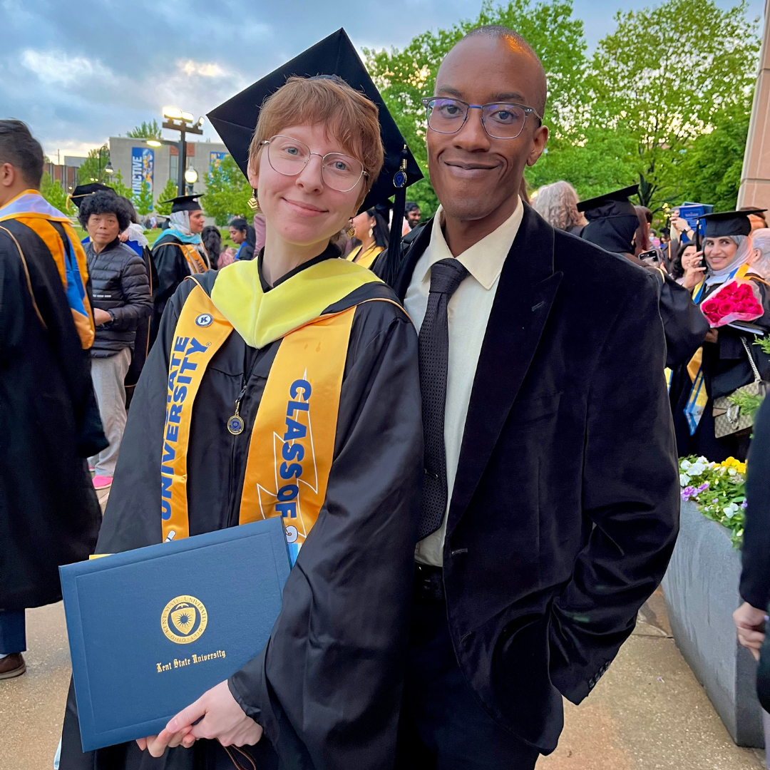 Brittany's Master's graduation