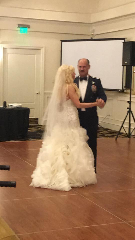 Our first dance!!
Steven in uniform was a fantastic surprise!!