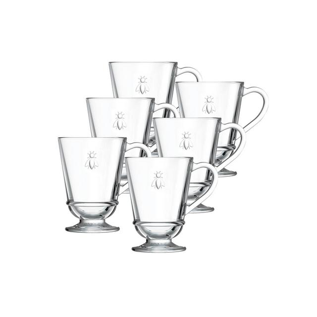 La Rochere Napoleon Bee 9-ounce Coffee Cups, Set of 6