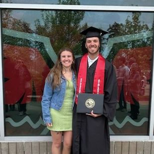 Garrett's college graduation