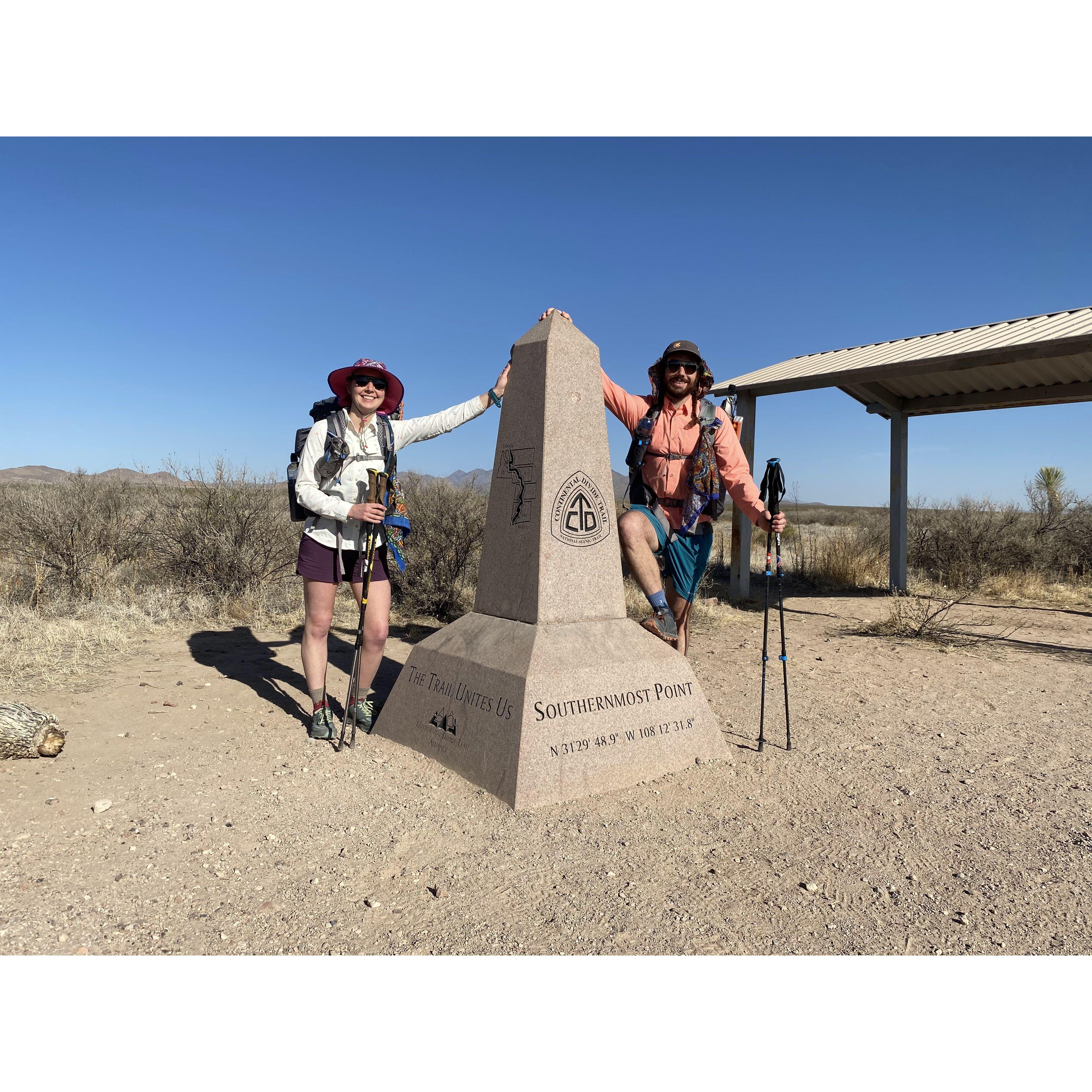 Crazy Cook Monument, CDT Southern Terminus - CDT 2021