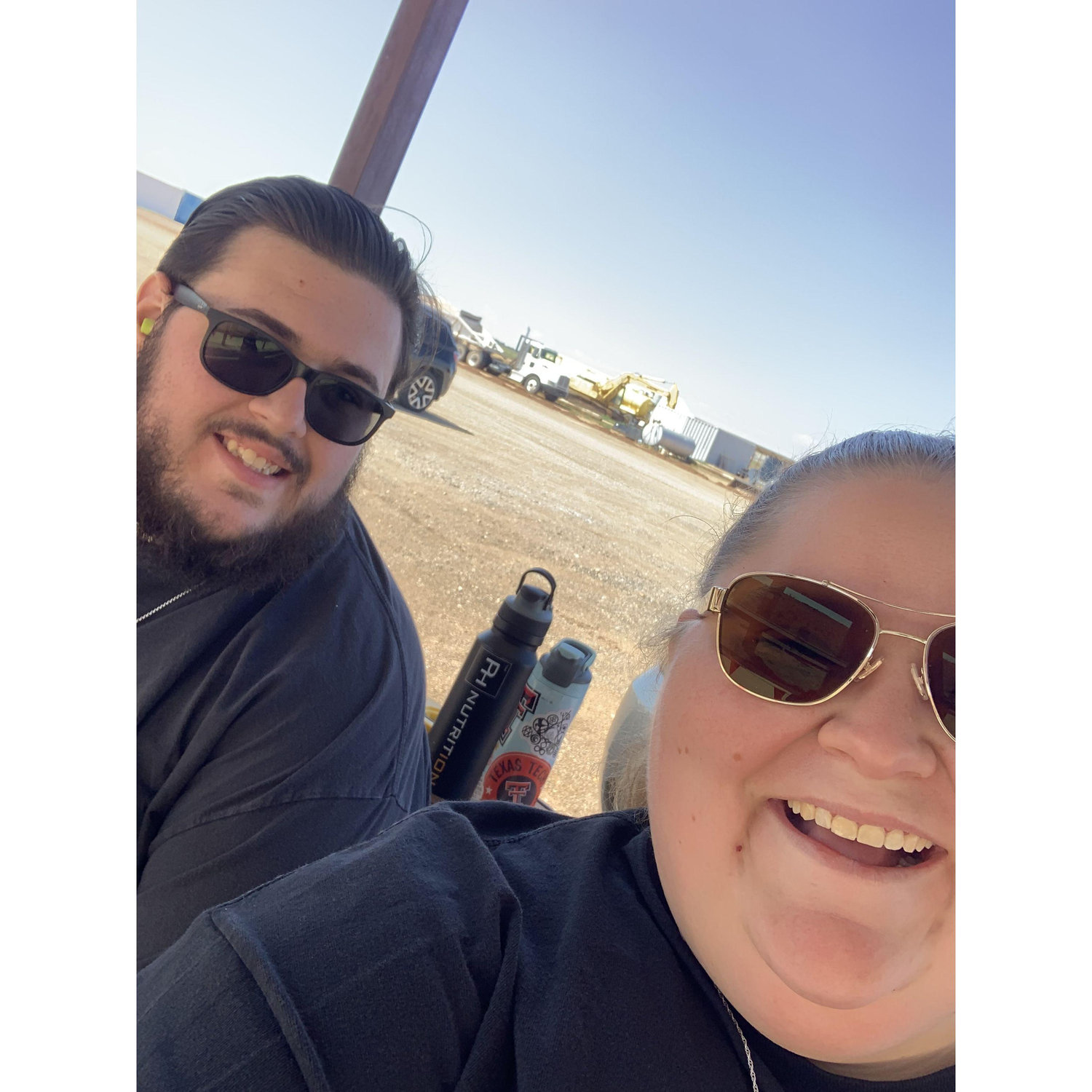 Manny and Clydos enjoy going out to the gun range together on Saturdays, whenever their crazy schedule allows!
