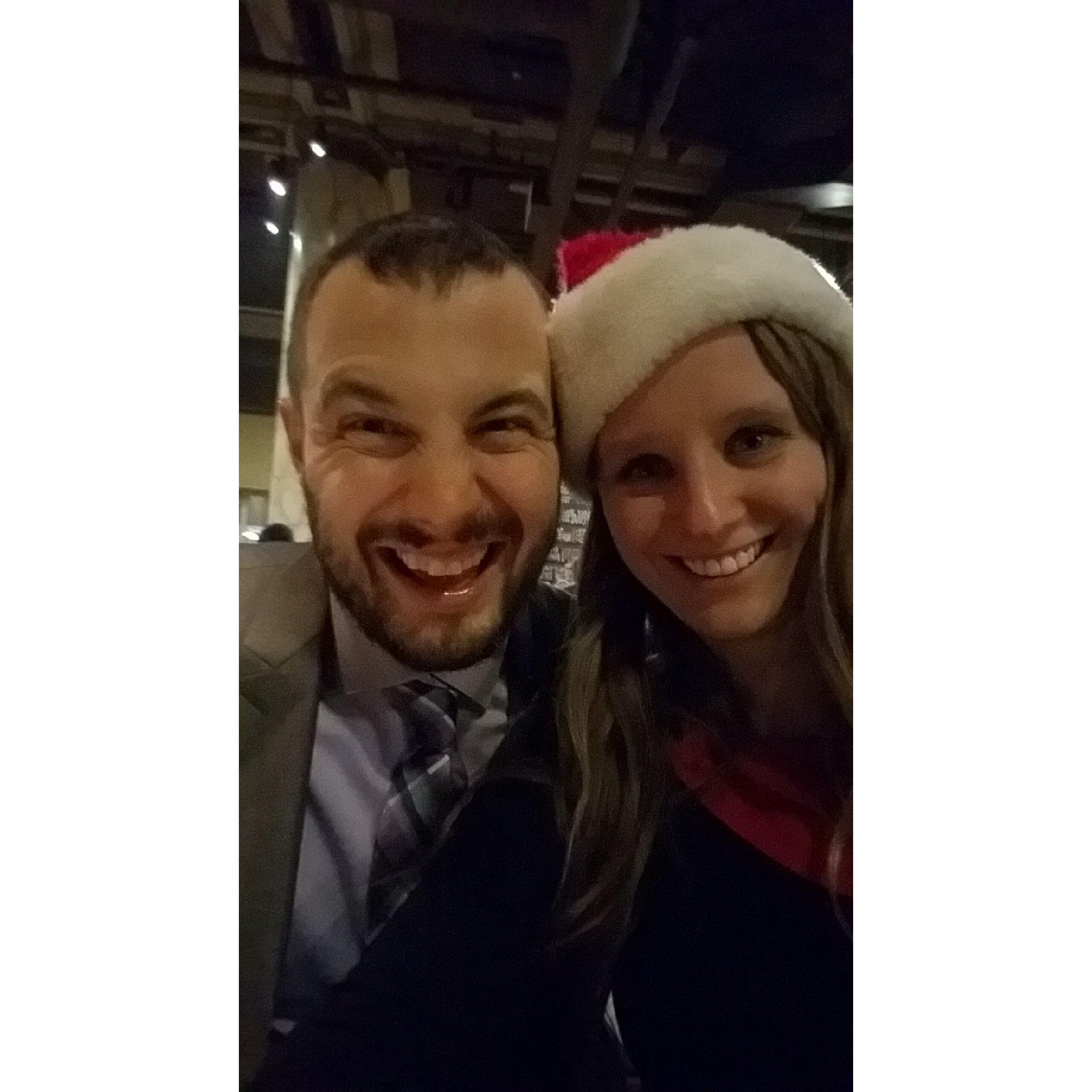 Scott with Santa
