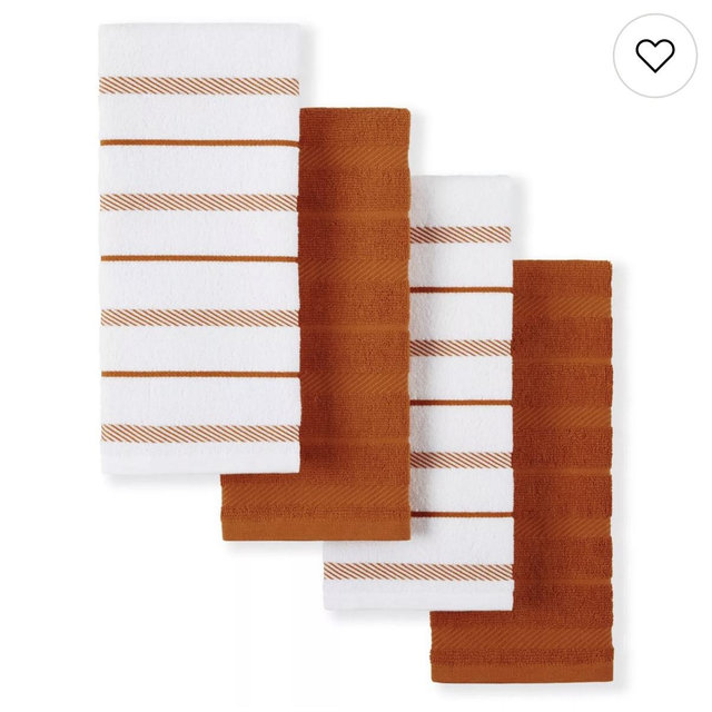 KitchenAid Albany Kitchen Towel 4-pk. - Honey