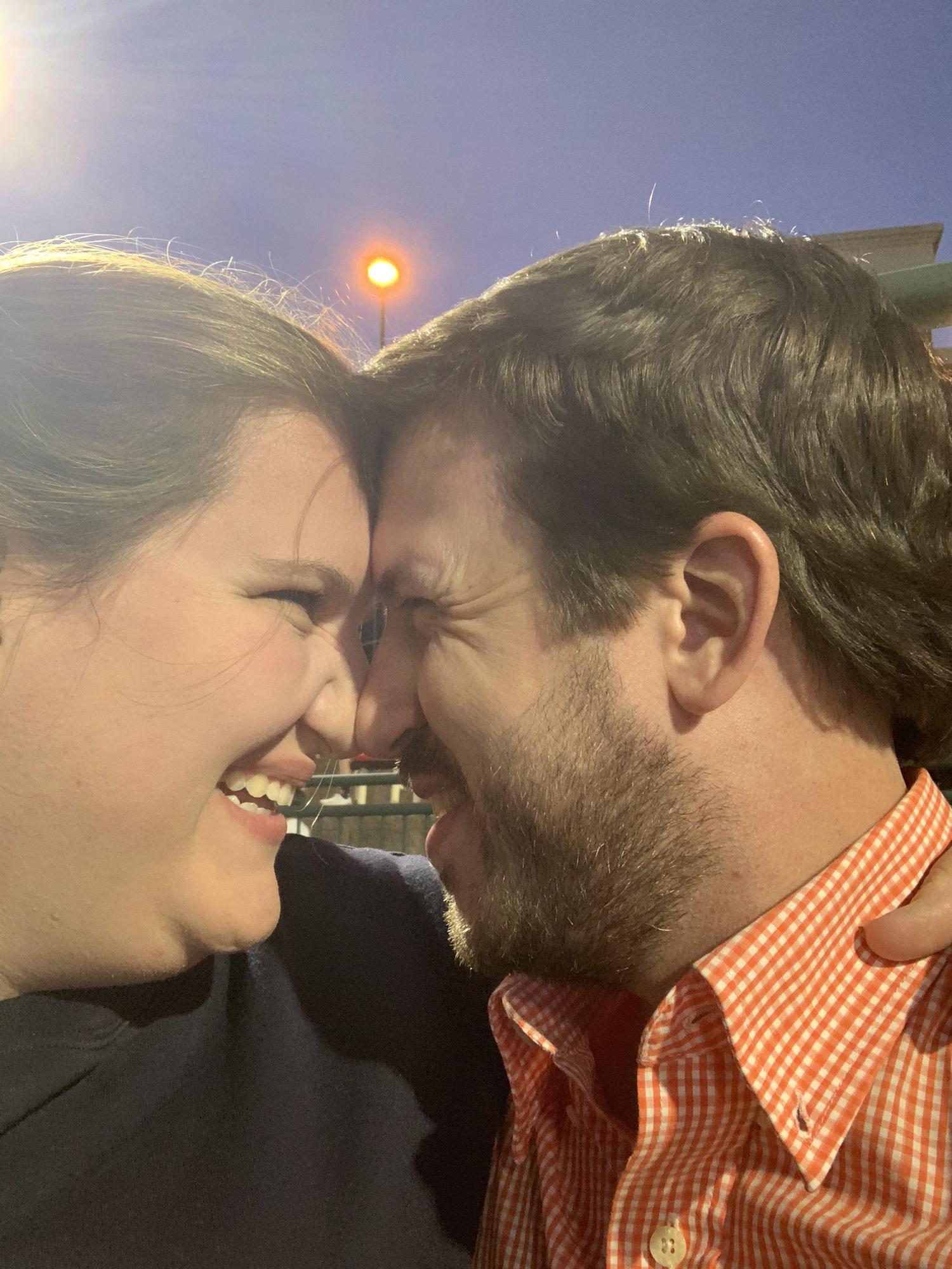 One of our many trips to an Auburn baseball game