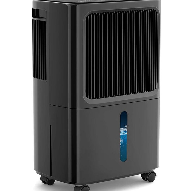 2500 Sq.Ft Dehumidifiers for Home with Drain Hose Max 34 Pints, VEAGASO Dehumidifier for Basement, Bathroom, Bedroom, Three Modes, Intelligent Humidity Control, Dry Clothes, 24HR Timer (BLACK)