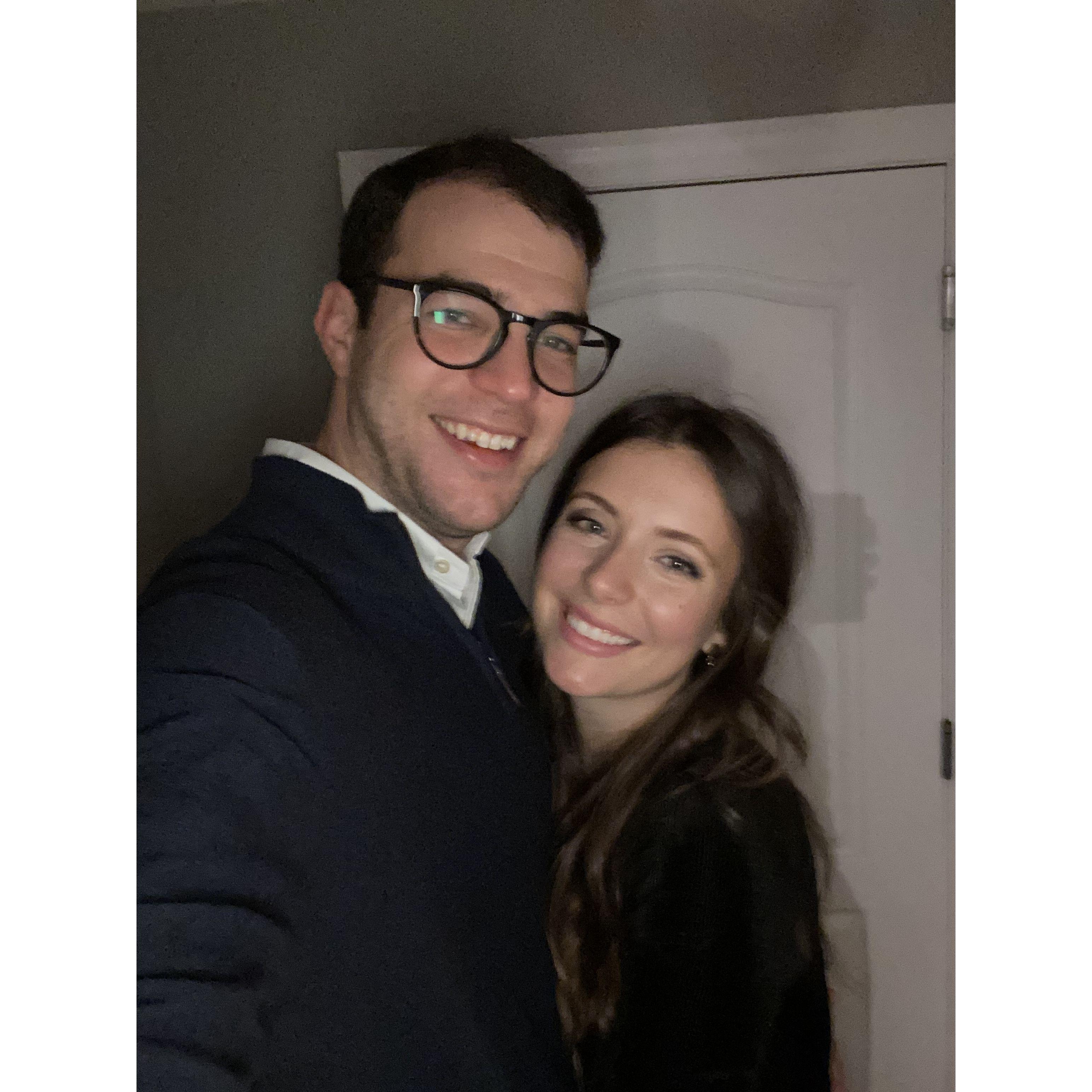 One of our first nice date nights!