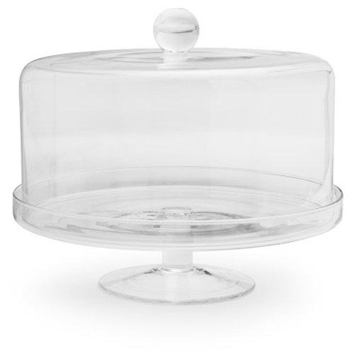 Sur La Table Covered Cake Stand 14-2355 SET CLE , Clear