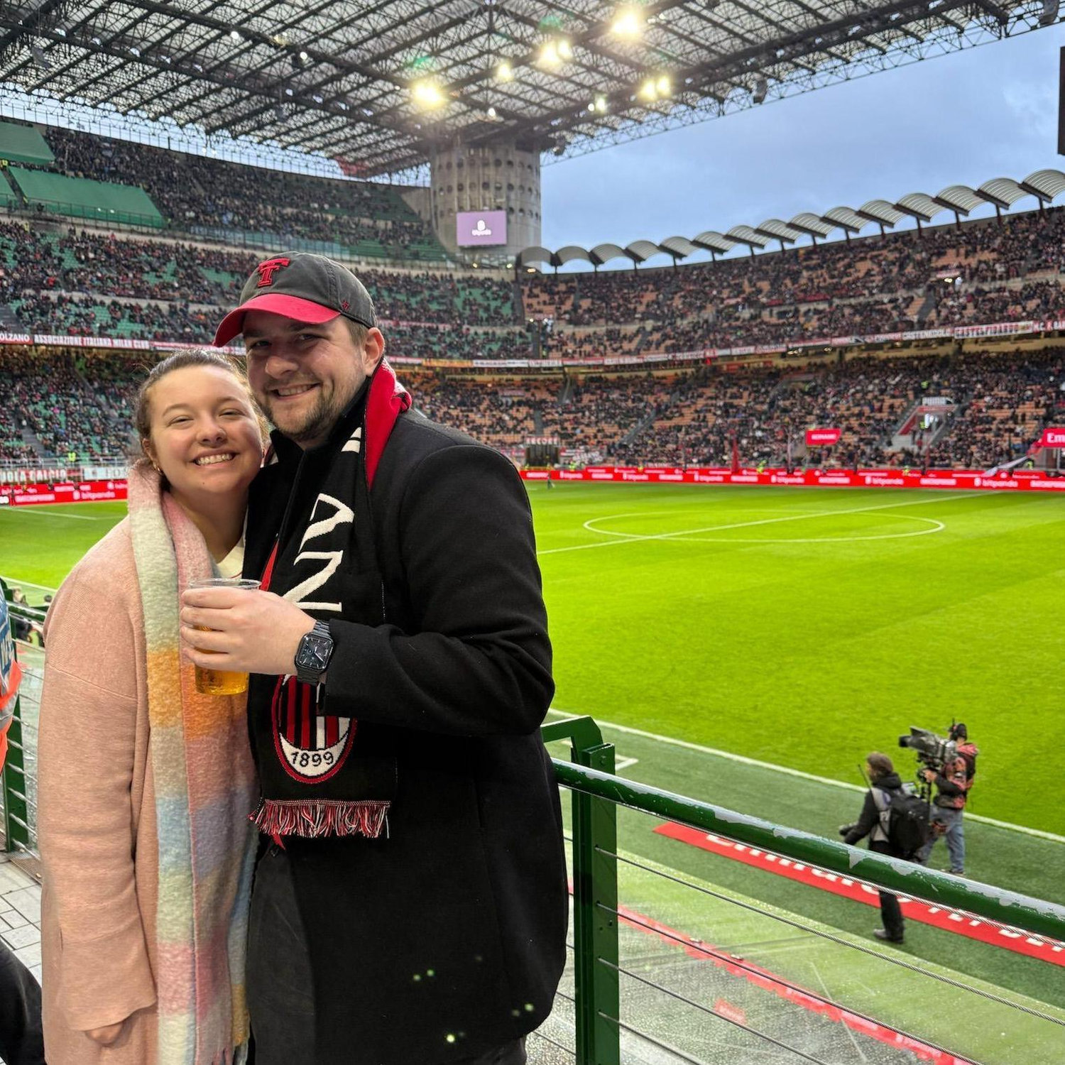 ac milan game! goooo pulisic!