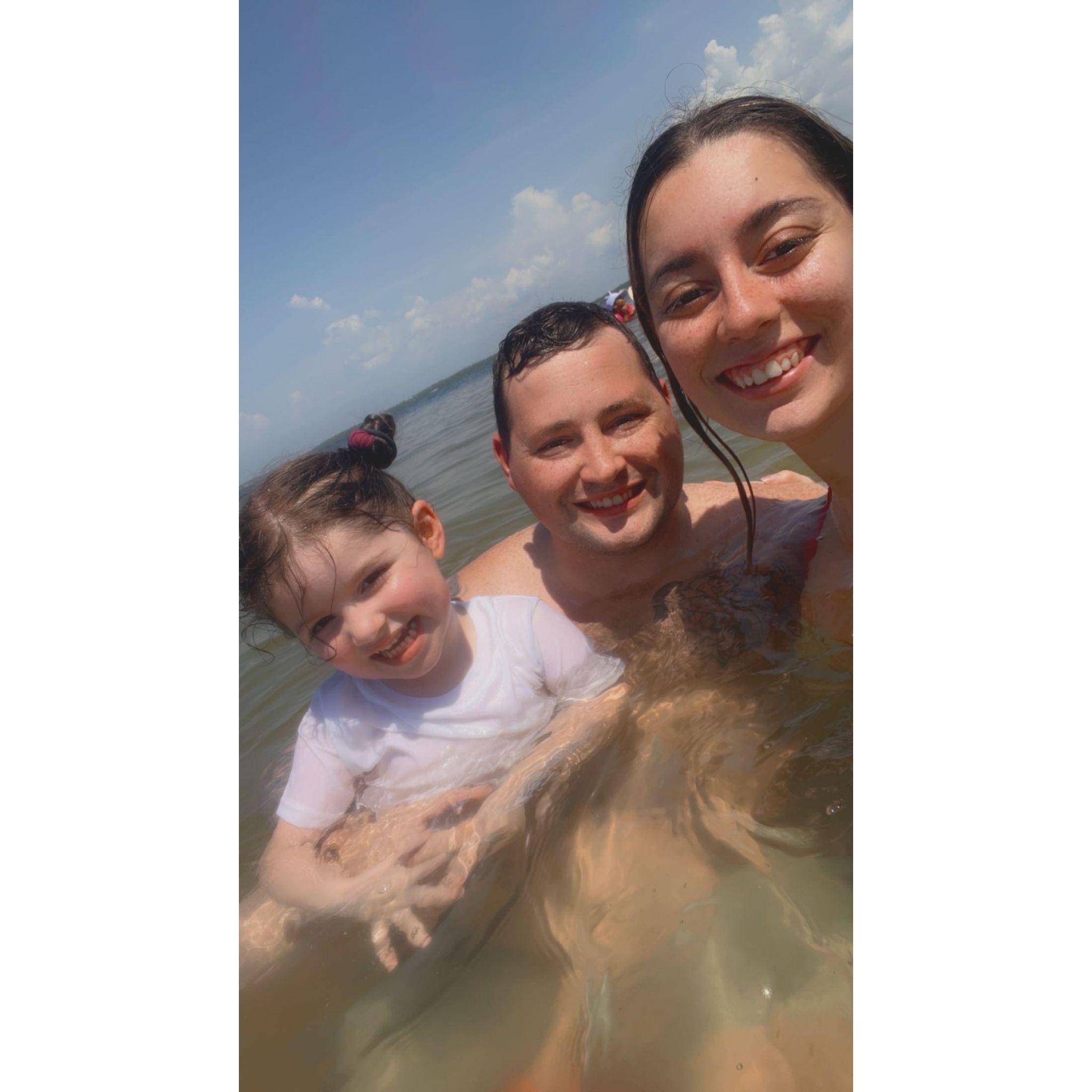 First beach outing as a family!