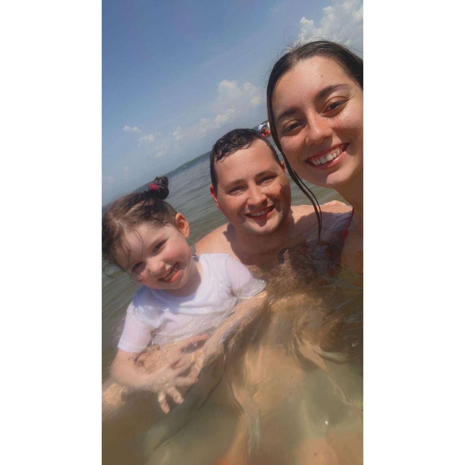 First beach outing as a family!