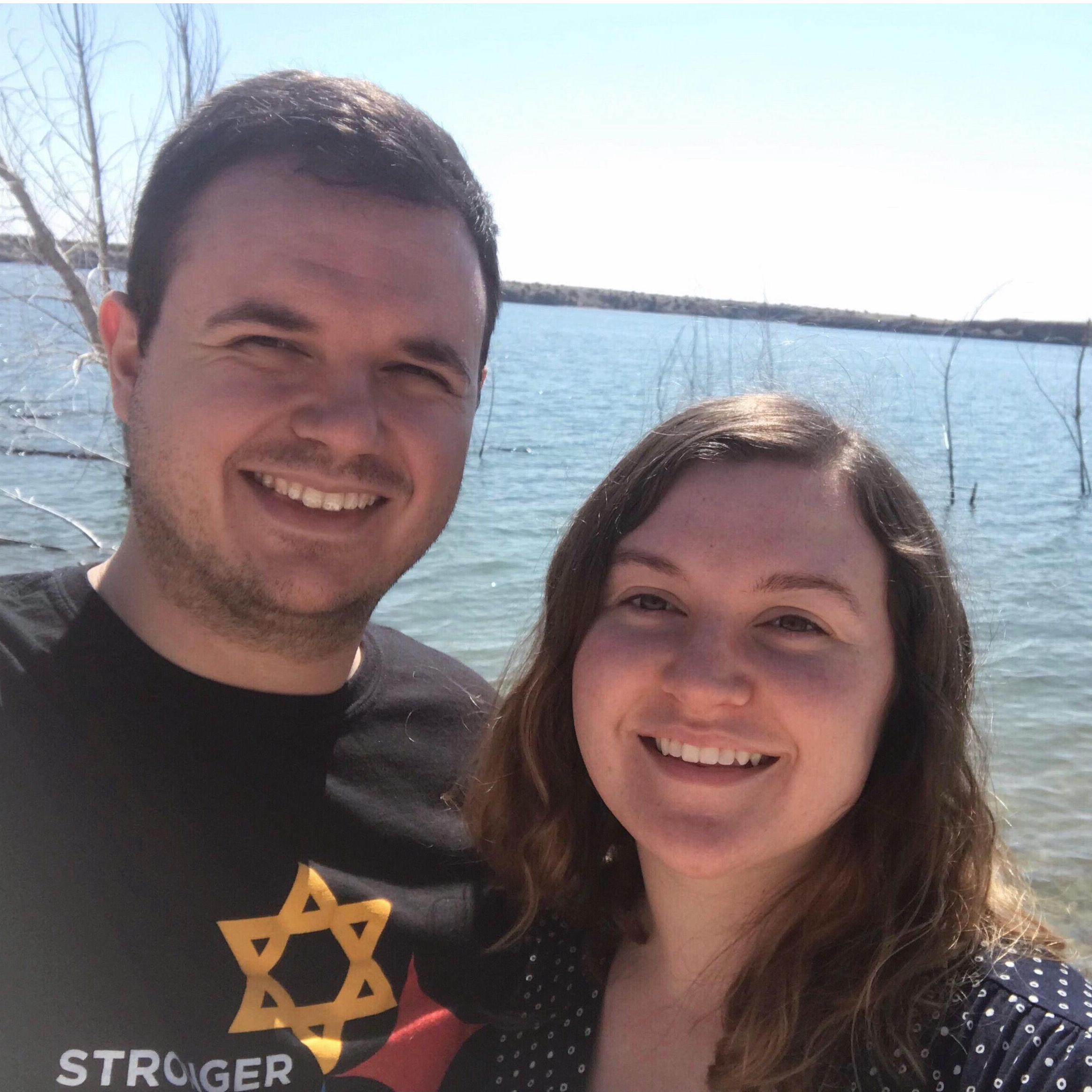 Our first photo together! Colorado, 2019