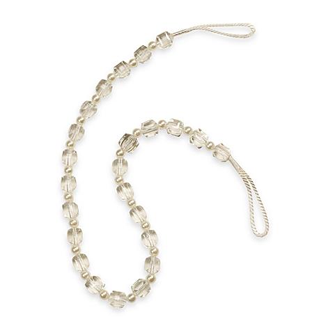Crystal Tie Back in Pearl