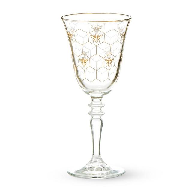 Honeycomb Wine Glasses, Set of 4