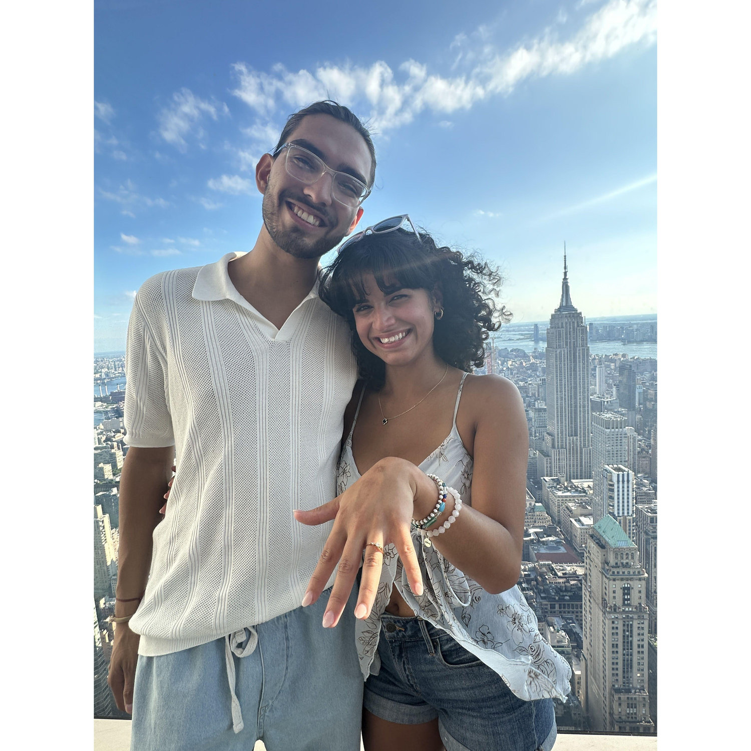 Leo propuso matrimonio en el techo de el edificio Summit One Vanderbilt en New York City. Realizando dos sueños en un dia!!!!