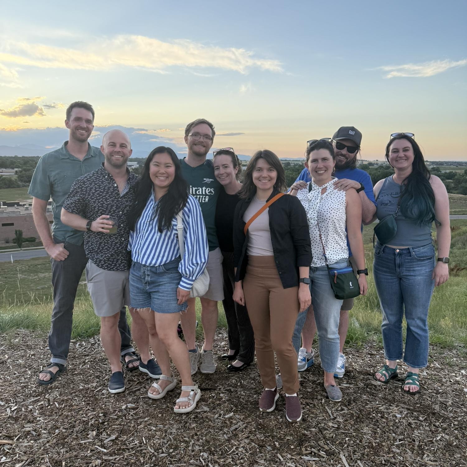 With friends at Stem Acreage in Lafayette