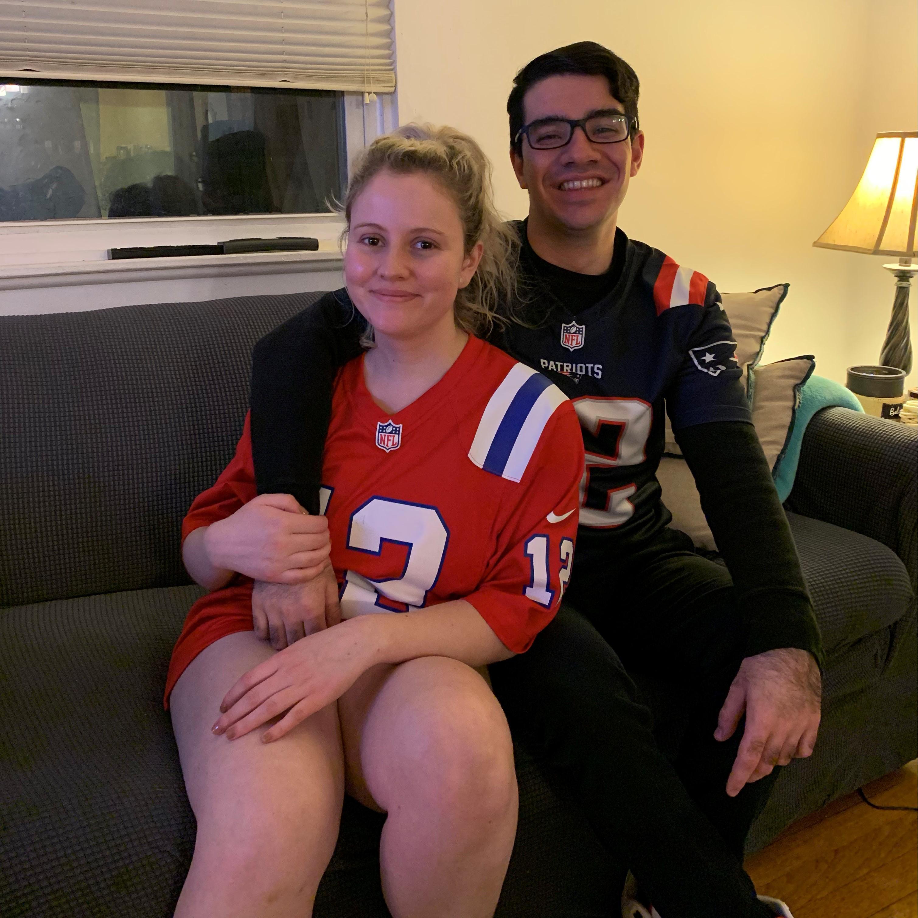 One of many Patriots superbowls together