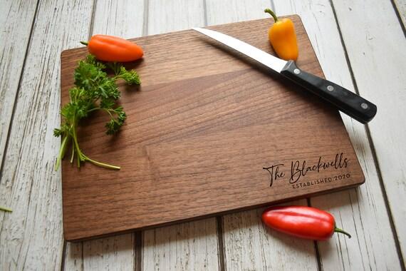 Personalized Cutting Board - Engraved Cutting Board, Custom Cutting Board, Wedding Gift, Housewarming Gift, Anniversary Gift, Engagement