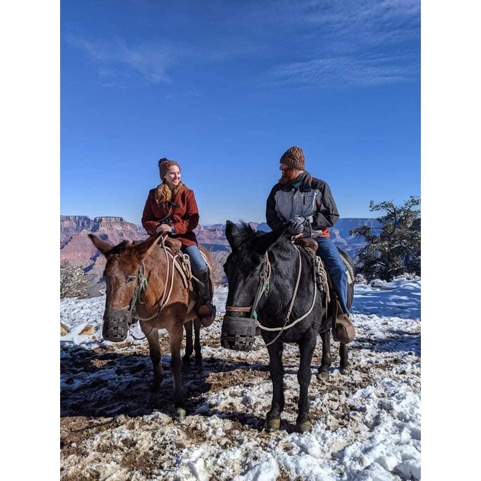 After Austyn proposed at the Grand Canyon
