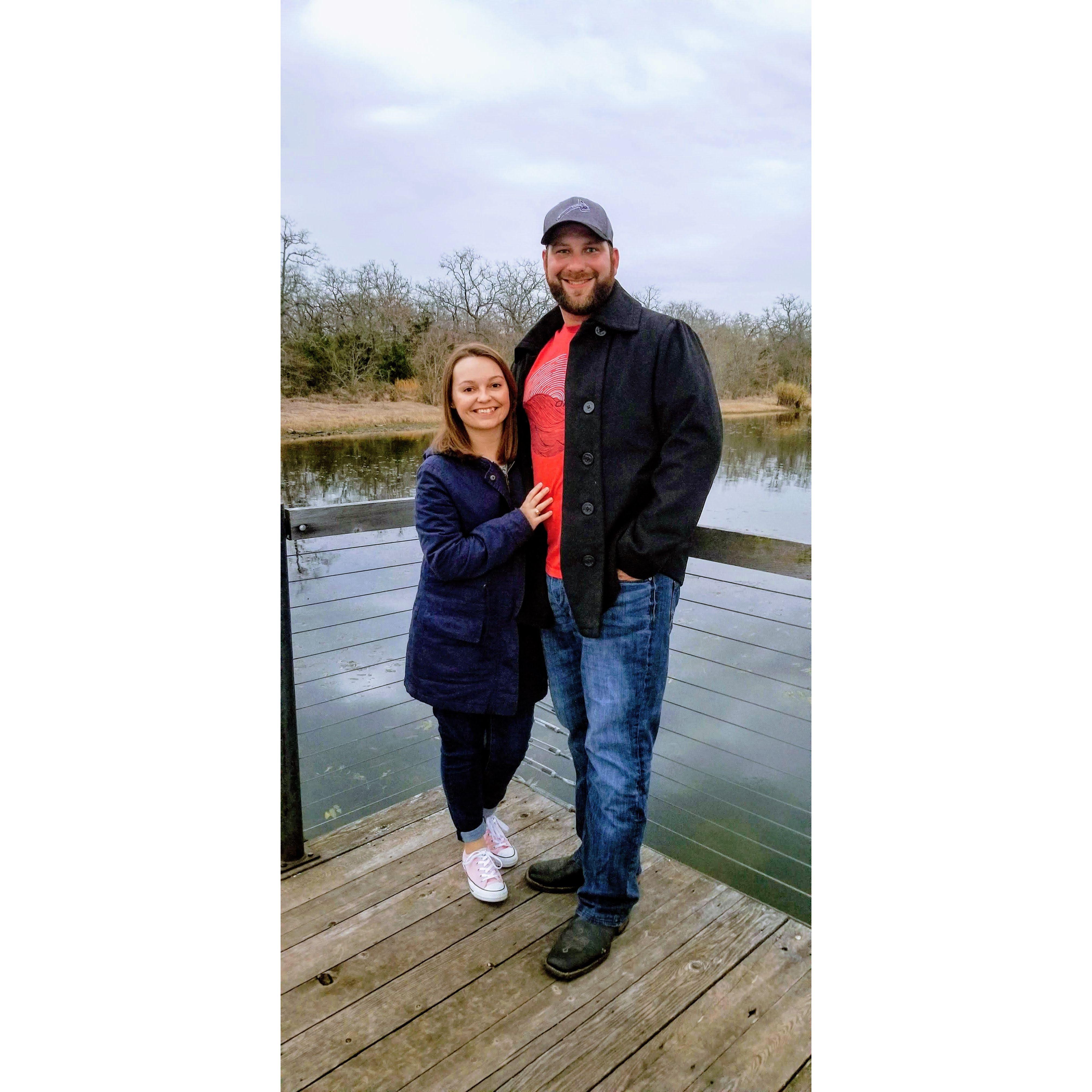 Our first Valentines Day together, Chance got us tickets to go to a farm to table cooking class at a small farm in College Station. It was such a fun date!