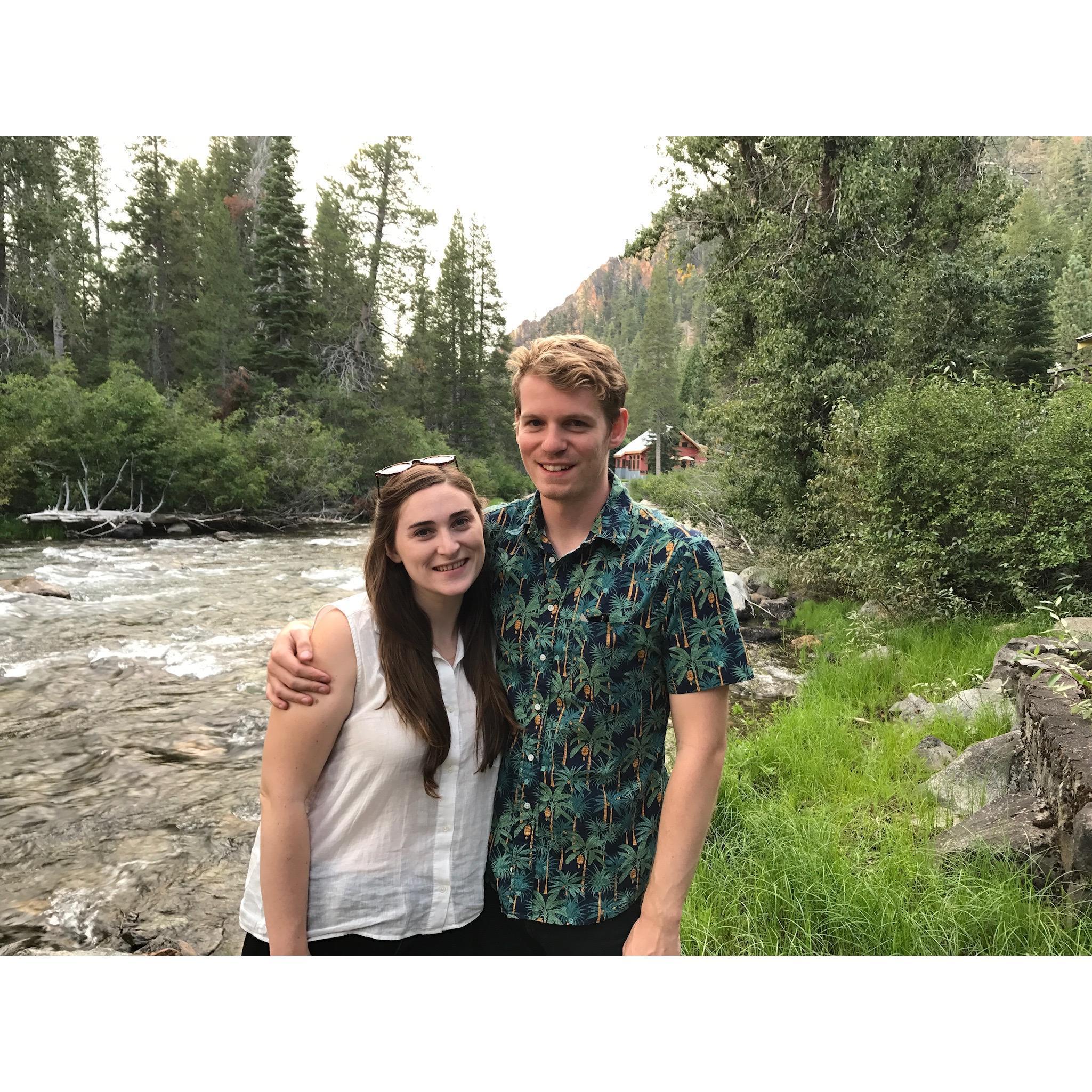 In Tahoe, alongside the Truckee River, one of our very favorite places!