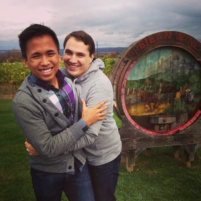 An image that truly describes: "Wine Tour, with the Phillips'"