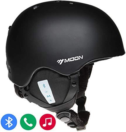 MOON Ski Helmet Smart Bluetooth Music Helmet Snowboard Helmet Men Women