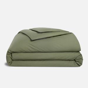 Classic Percale Duvet Cover - Fresh Moss - Full/Queen