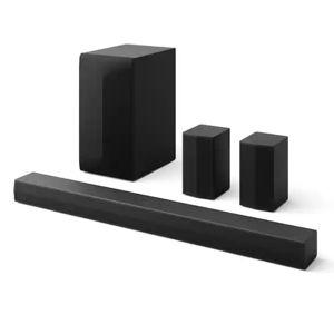 LG - 5.1-Channel S60TR Home Theater Soundbar with Wireless Subwoofer and Rear Speakers, Dolby Audio - Black