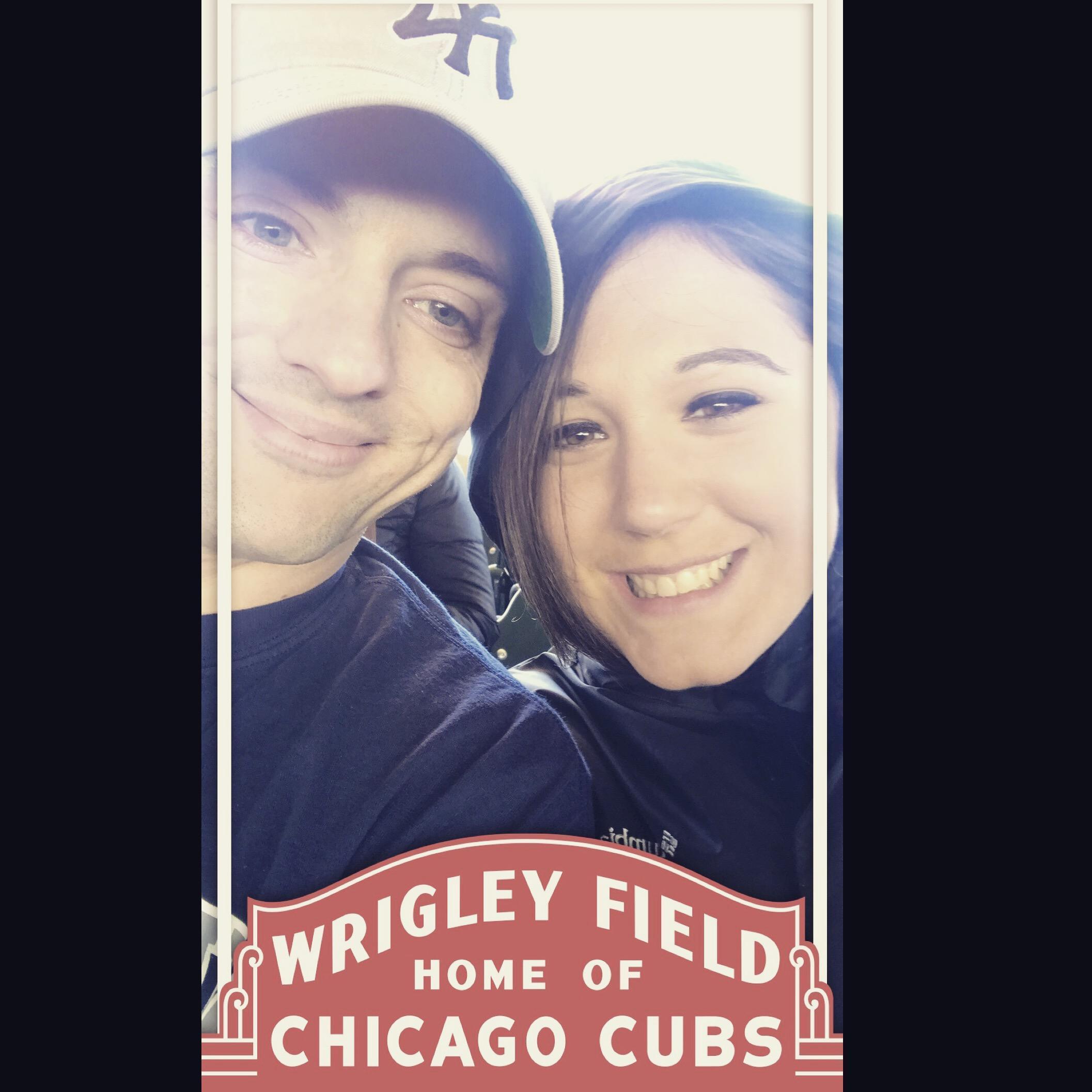 Took Terry to Wrigley Field to see the Yankees beat the Chicago Cubs on May 5, 2017.