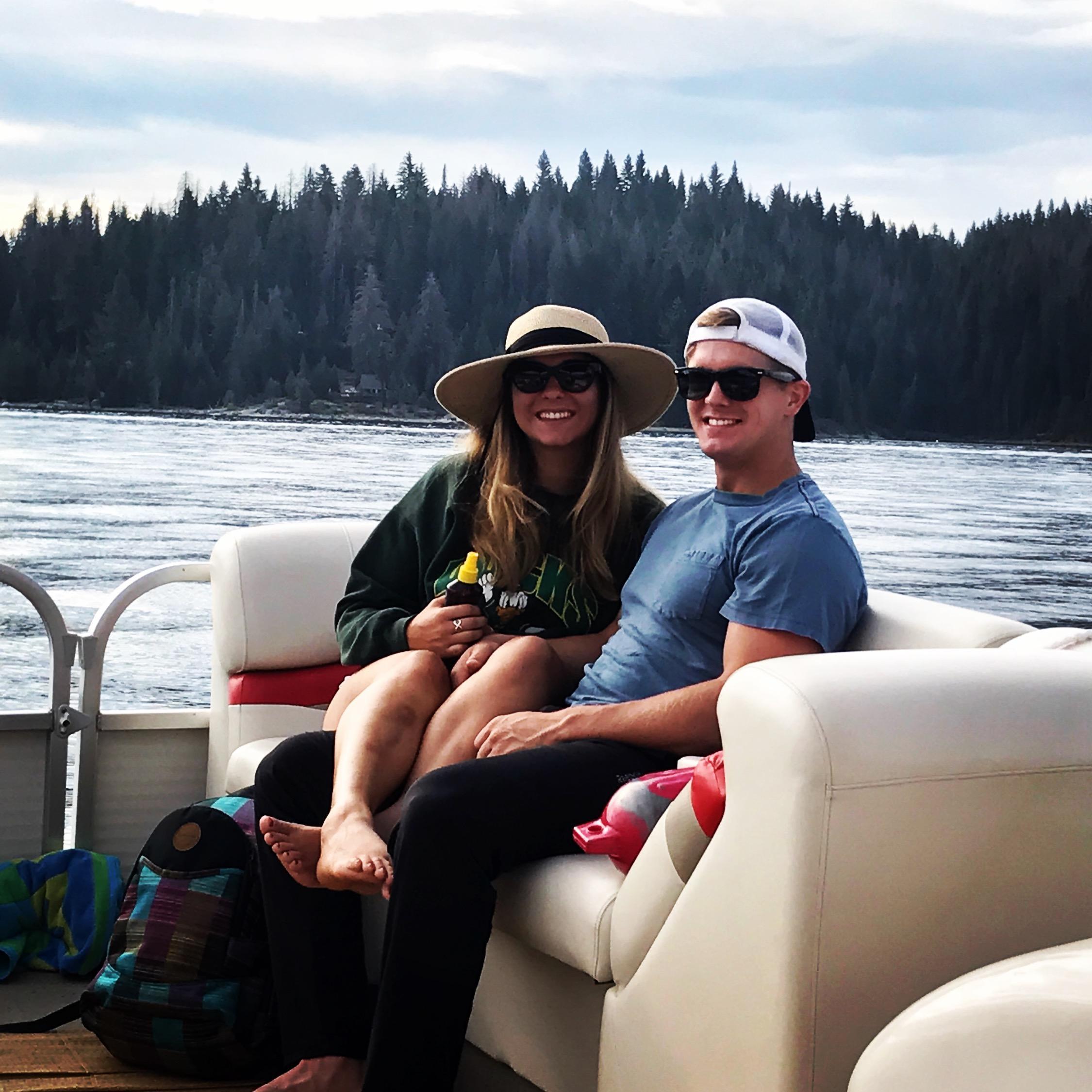 The first time Sean came up to Shaver Lake, California and stayed at Brittany's family cabin. Also, first time Sean met Brittany's family. 2017