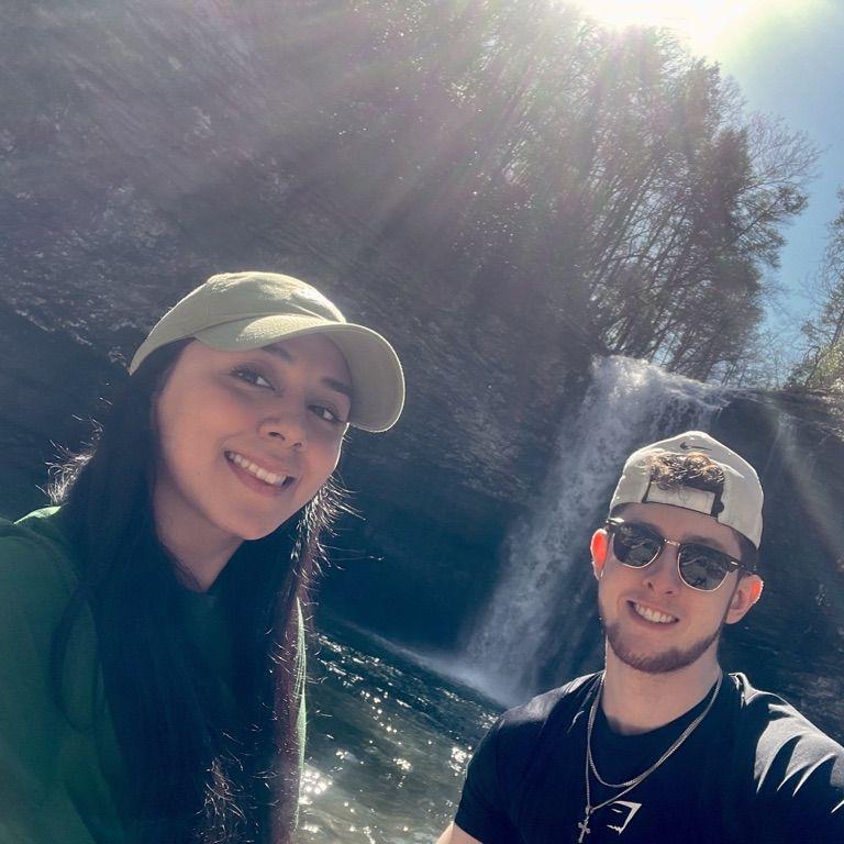 1st Waterfall together: Cloudland Park